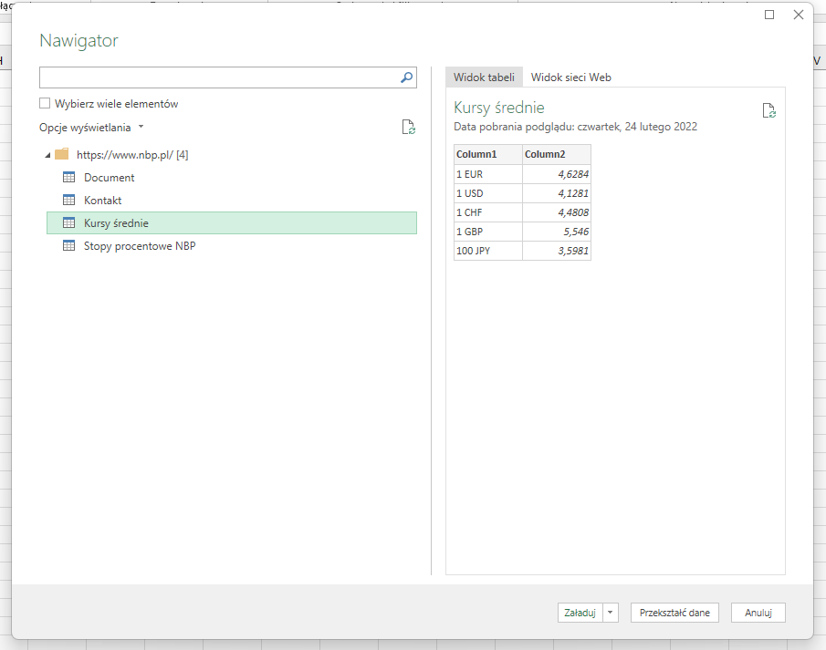 4_OKNO_IMPORTU_POWER QUERY EXCELA