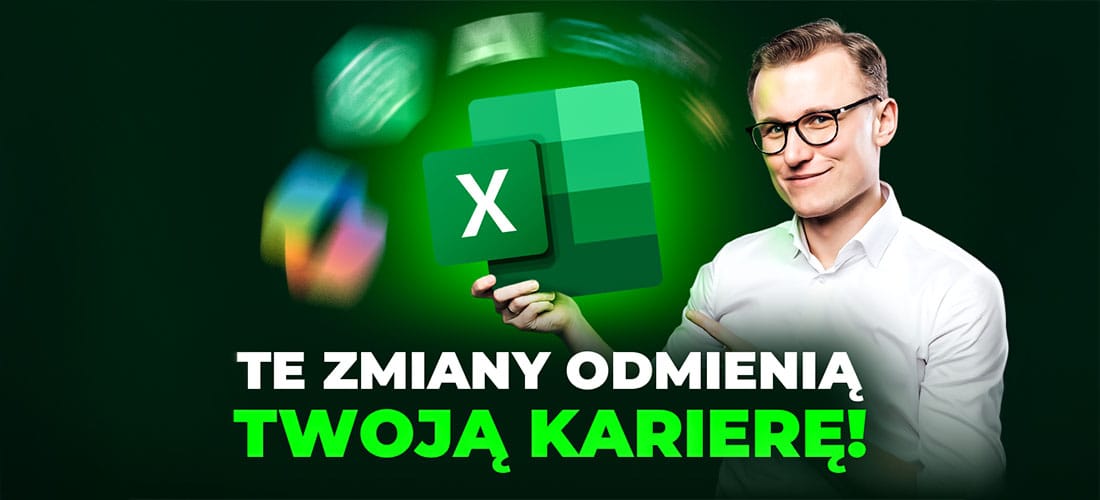 zdjęcie Michała pokazującego na napis: te zmiany odmienią Twoją karierę